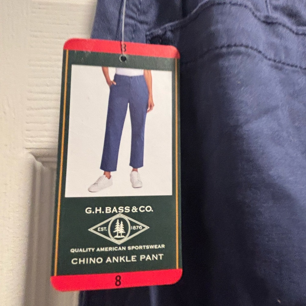 G H Bass Women Blue Pants - Picture 3 of 5